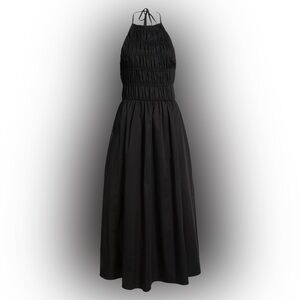 SOLID & STRIPED Meira Black Maxi Dress NWT